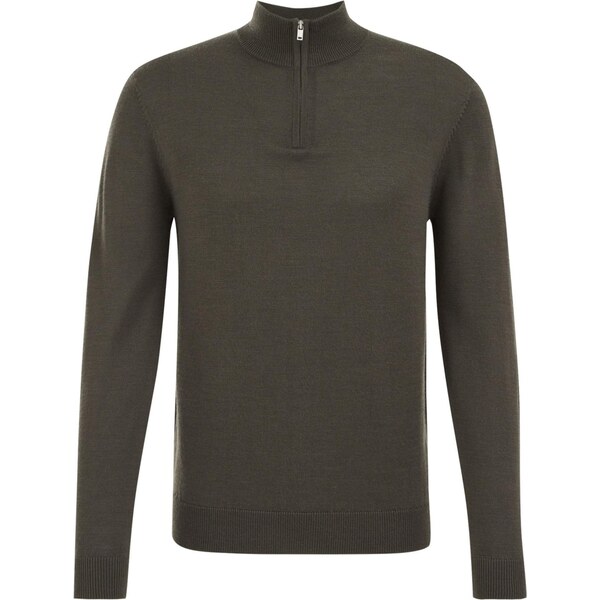 WE Fashion Sveter tmavozelená 65662192