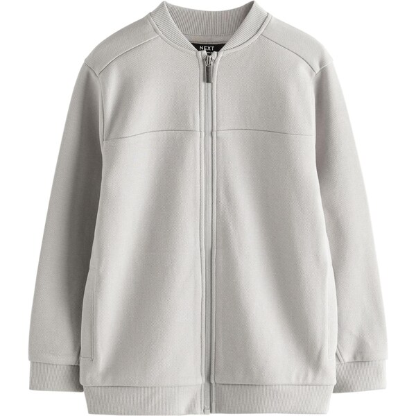 Next Tepláková bunda svetlosivá 65773667