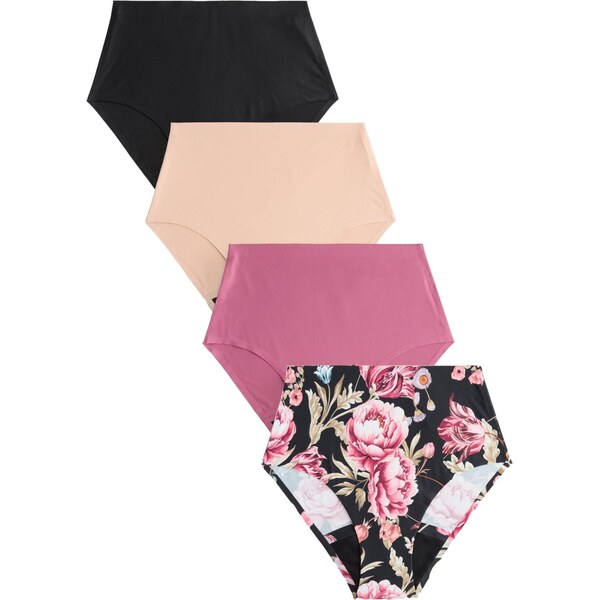 Next Nohavičky telová / cyklaménová / ružová / čierna 65663443