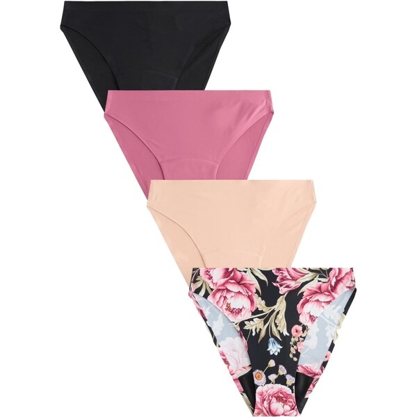 Next Nohavičky marhuľová / ružová / čierna / biela 65663456