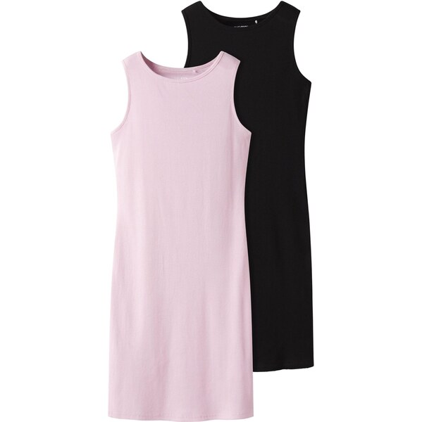 TWO SOON Šaty ružová / čierna 65649715