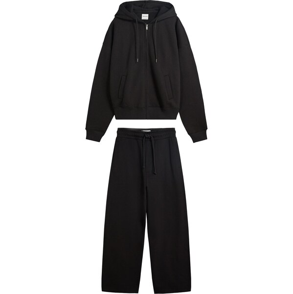 Bershka Joggingová súprava čierna 65665478