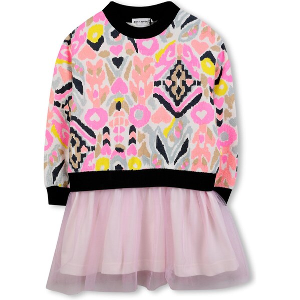 Billieblush Šaty tmavobéžová / žltá / ružová / čierna 65893650