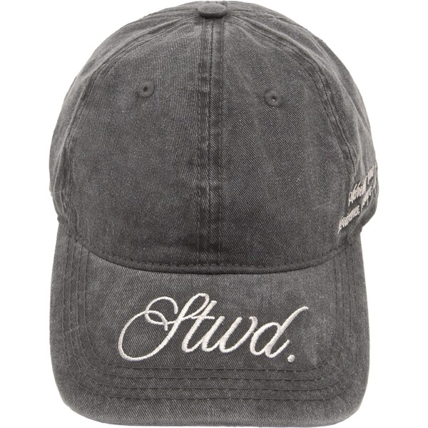 Pull&Bear Čiapka STWD sivý denim / biela 65895050