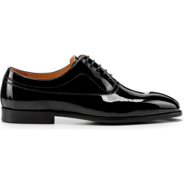 Wittchen Pánske lakované oxfordy s jemne zaoblenou špičkou – lesk a 66067153