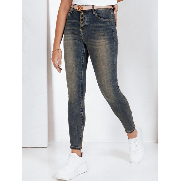 BASIC Dámske skinny rifle s ozdobným zapínaním UY2825 65574738