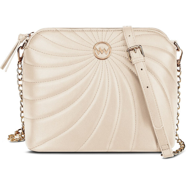 Dámska kabelka Vuch Cara Rays Beige 65574142