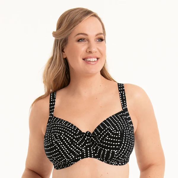 Style Luna Top Full Cup Bikini - Vrchný diel 8741-1 black - RosaFaia 65574218