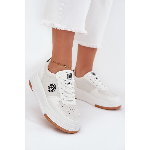 Big Star Shoes Sneakersy Damskie Na Platformie Big Star RR274572 HI 66663637