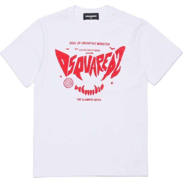 DSQUARED2 Tričko červená / biela 65651509