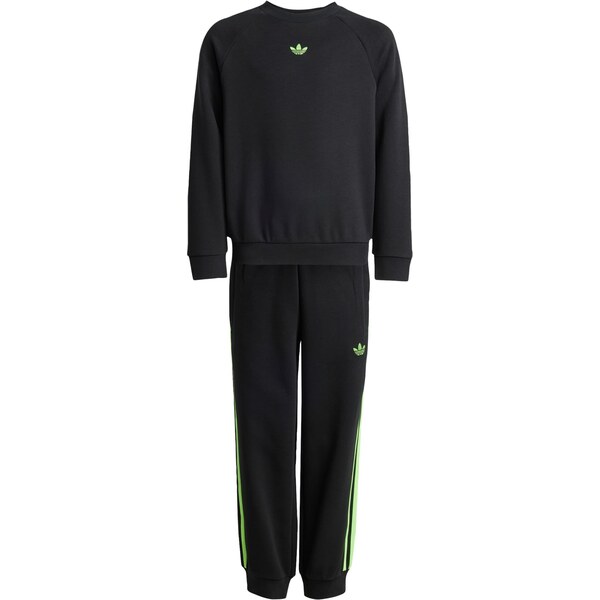ADIDAS ORIGINALS Joggingová súprava Crew Set neónovo zelená / čierna 65576982