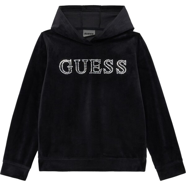 GUESS Mikina čierna / strieborná 65582376