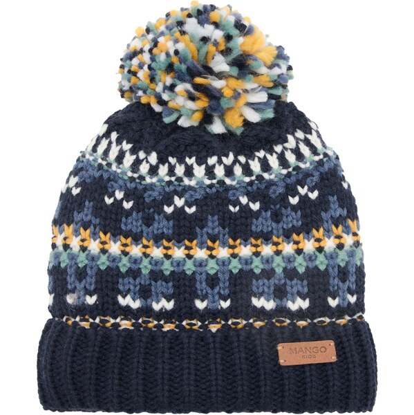MANGO KIDS Čiapky námornícka modrá / zafírová / citrónová / biela 65582395