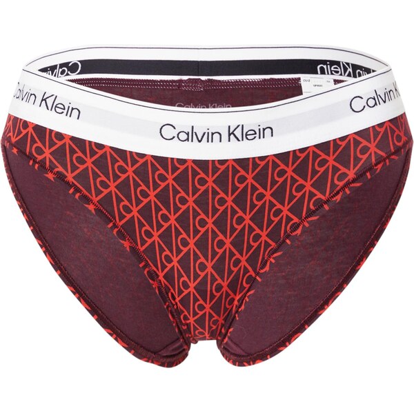 Calvin Klein Underwear Nohavičky tmavofialová / červená / čierna / 65577399