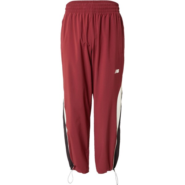 new balance Nohavice tmavočervená / čierna / biela 65577406