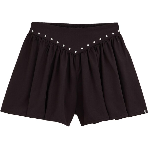 WE Fashion Nohavice čierna / strieborná 65884118