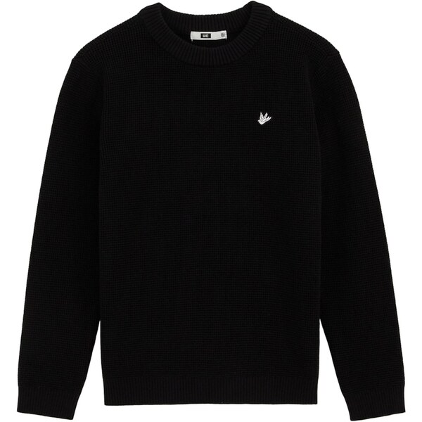 WE Fashion Sveter čierna / biela 65582185