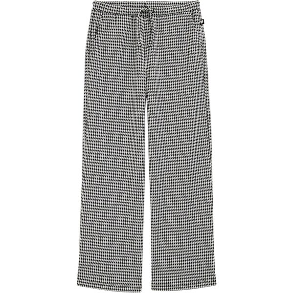 WE Fashion Nohavice čierna / biela 65888638