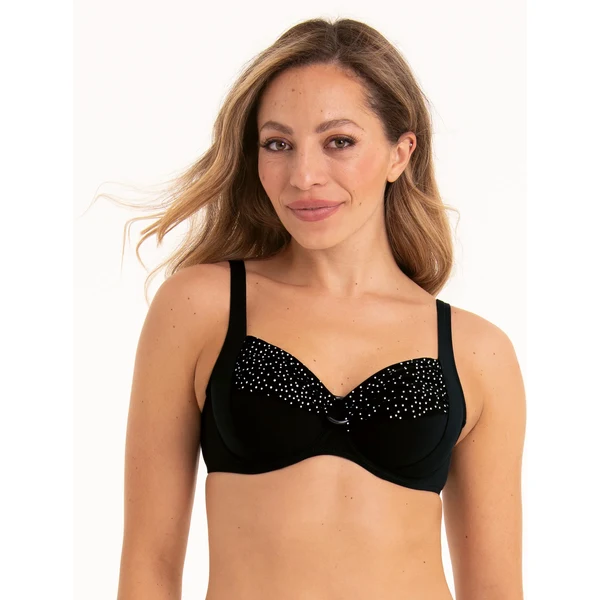 Style Elna Vrchný diel plaviek - Vrchný diel plaviek 8466-1 black - 65579264