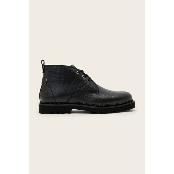 Kožené poltopánky AllSaints Skiff Mid Boot 65593855