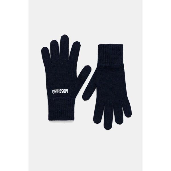 Rukavice s prímesou vlny Moschino 65586438