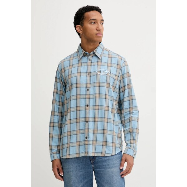 Bavlnená košeľa Diesel S-SIMPLY-AJFI 65586606