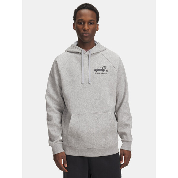 Mens Under Armour UA Rival Fleece HBR Logo Sweatshirt HD-GRY - Mens 65615087