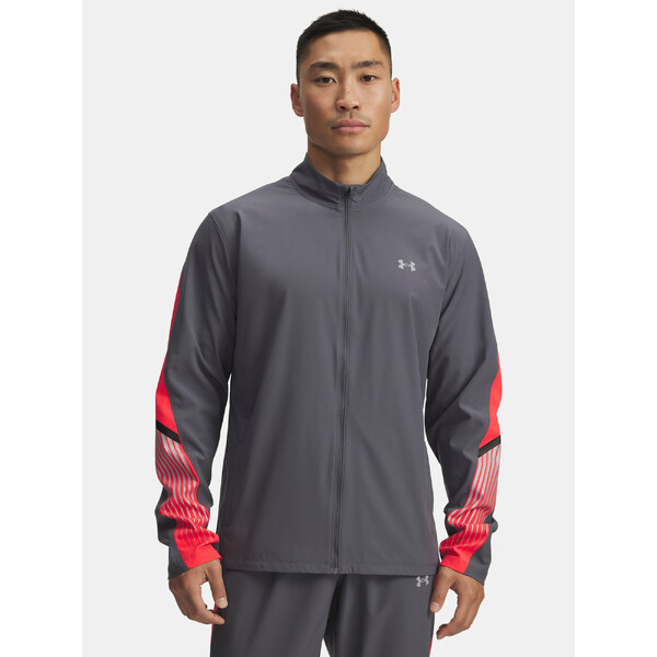 Mens Under Armour UA Velociti Storm Jacket-GRY - Mens 65611564