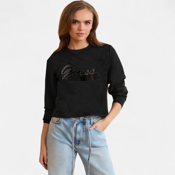 Dámské černá mikina Guess Linn M56427 65587571