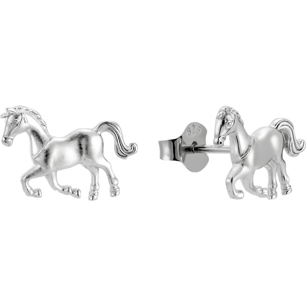 Olivie Strieborné náušnice KÔŇ 9646 65588502