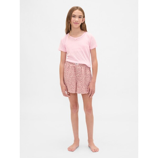 Dievčenské flanelové pyžamové šortky GAP 66313044