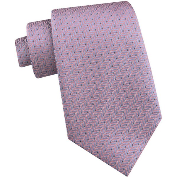 Ružová vzorovaná pánska kravata 65611128