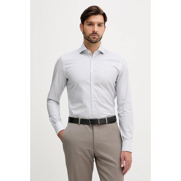 Bavlnená košeľa BOSS H-HANK-spr-B1-C1-253 65593887