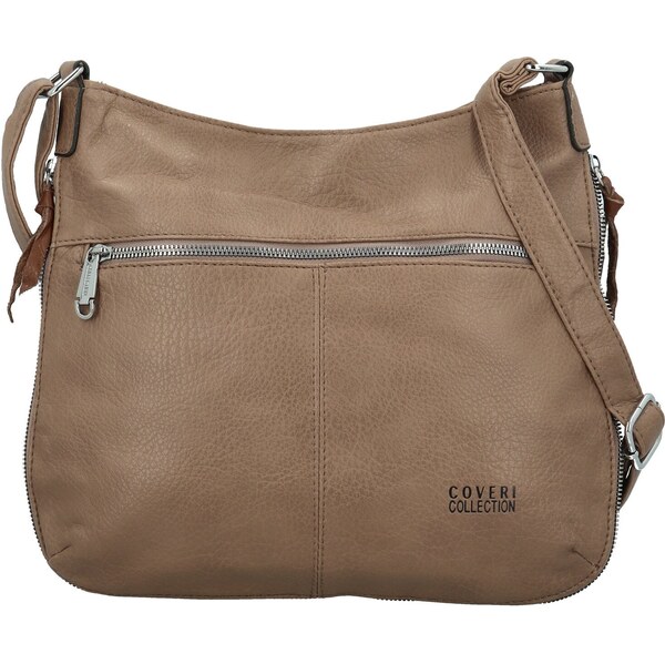 Coveri World Dámska crossbody kabelka taupe - Coveri Kara taupe 65589869