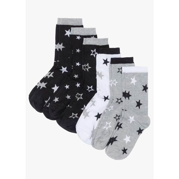 bonprix Dámske ponožky (6 ks) z bio bavlny, farba čierna 44789339