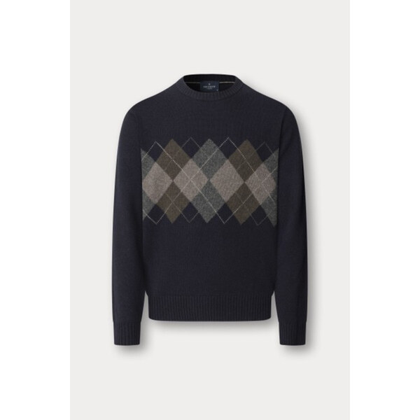 SVETER HACKETT LONDON ARGYLE CREW NECK 65592956