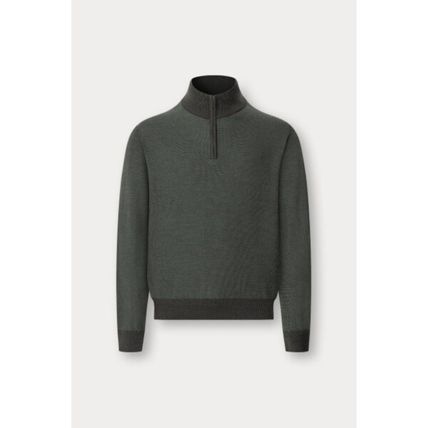 SVETER HACKETT LONDON HONEYCOMB STITCH HZIP 65592958