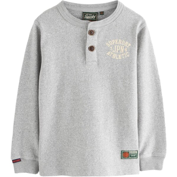 Superdry Tričko svetložltá / sivá 65893237