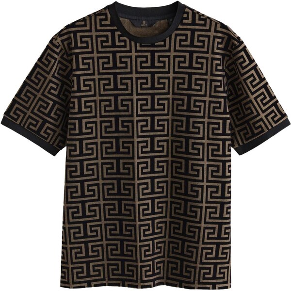 Next Tričko hnedá / čierna 65664389