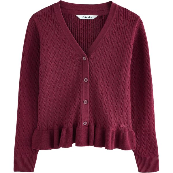 CLARKS Kardigán burgundská 65619605