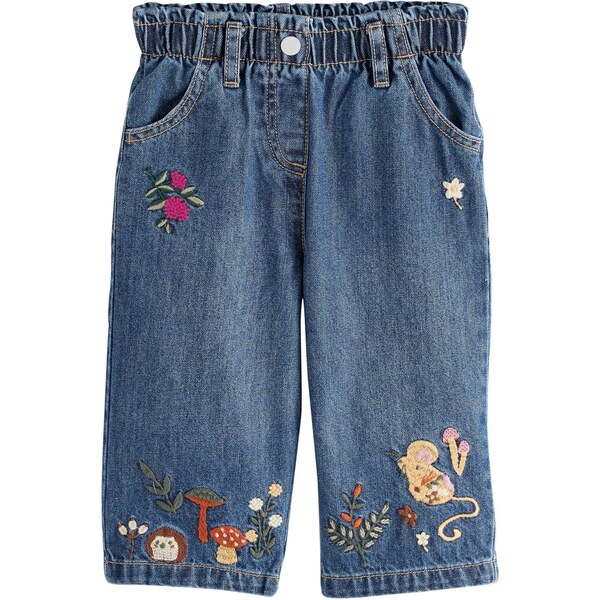 Next Džínsy tmavomodrá / hnedá / tmavohnedá / ružová 65892983