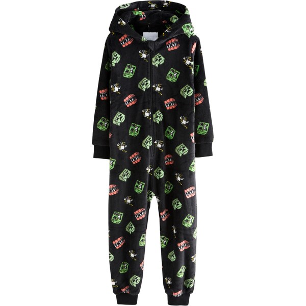 Next Pyžamo zelená / svetločervená / čierna / biela 65893305