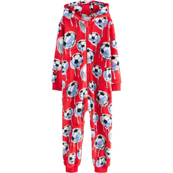 Next Pyžamo modrá / sivá / červená / biela 65893310