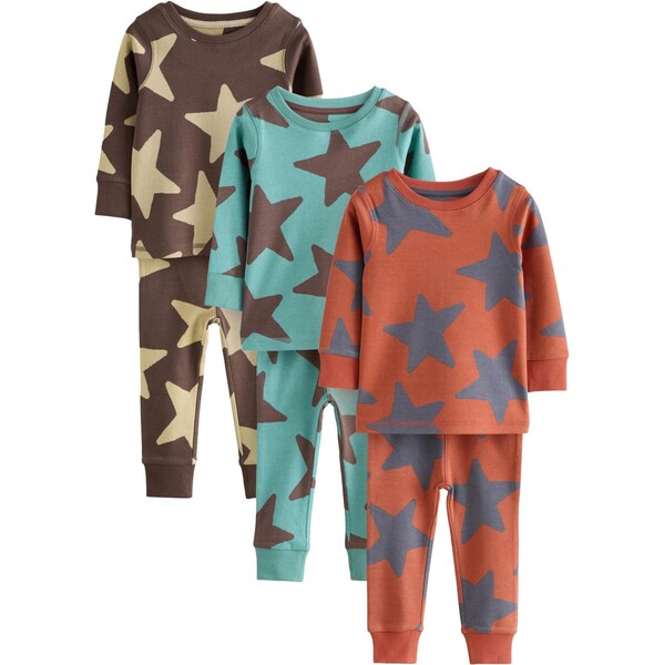 Next Pyžamo zafírová / azúrová / hnedá / hrdzavohnedá 65893548