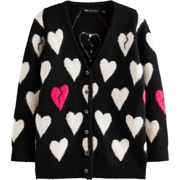 smALLSAINTS Kardigán ružová / čierna / biela 65894014