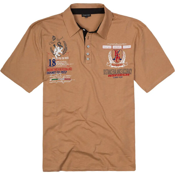 LAVECCHIA polokošeľa pánska 2038 nadmerná veľkosť 65594086