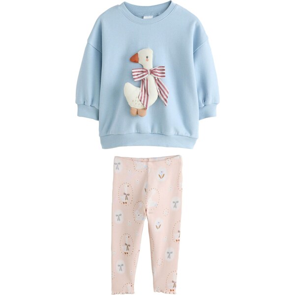 Next Set svetlomodrá / tmavooranžová / pastelovo ružová / biela 65993321