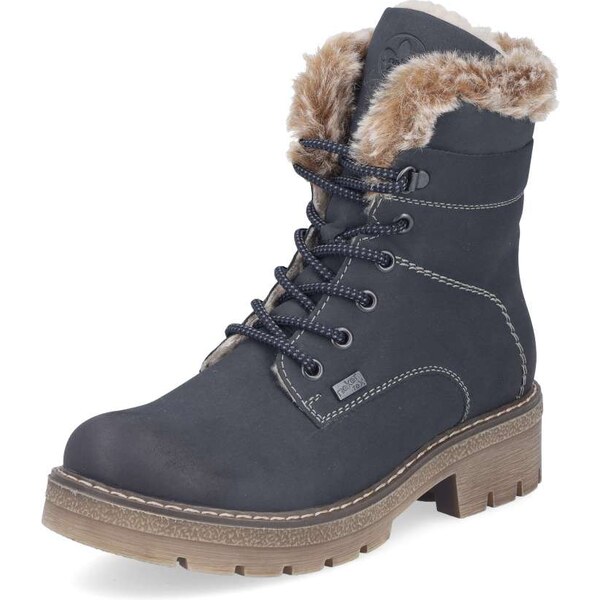 Dámska členková obuv RIEKER Y8140-14 modrá W5 65595970