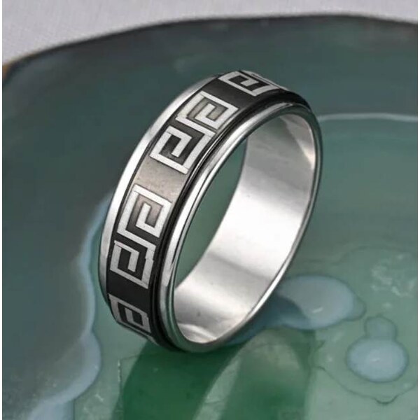 Oceľový prsteň Glare 294 - 50 65596258