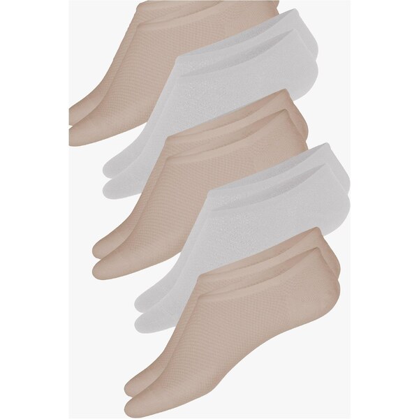 bonprix Ponožky ťapky (5 ks) z polyesteru, farba béžová 52158647